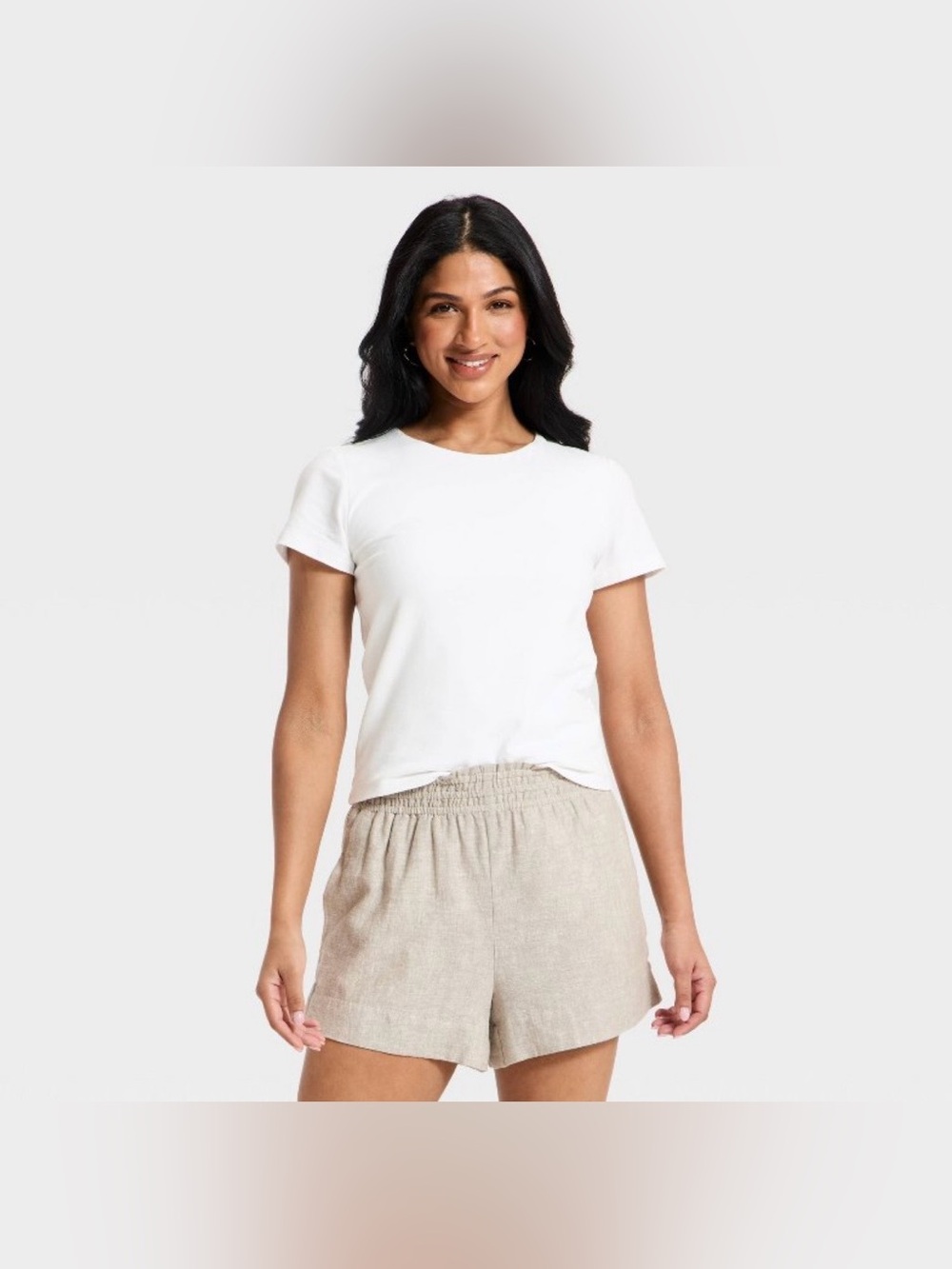 Women's Short Sleeve Sculpt T-Shirt
- A New Day™ White M - NWOT